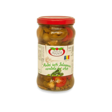 Arovit-Ardei Iuti Jalepeno Rondele in Otet-275g