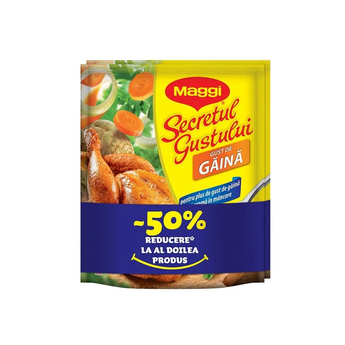 194372-1200-1200 Maggi-Secretul Gustului Gaina-400 g1+1-50% - Image 1