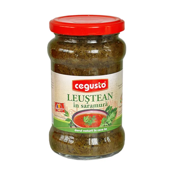 Leustean-in-saramura Cegusto-Leuștean în saramură-300g - Image 1