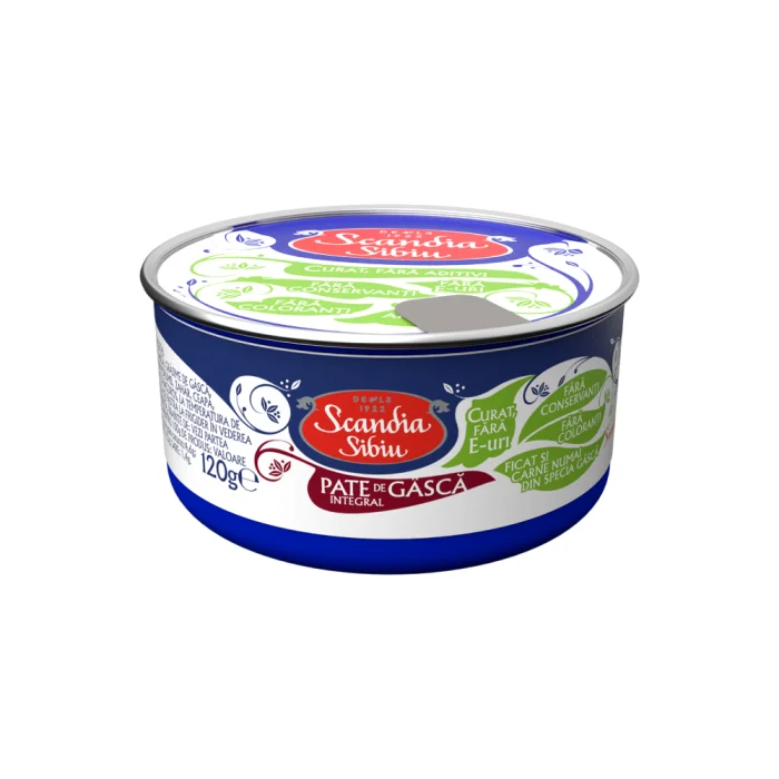 scandia-sibiu-pate-de-gasca-integral-120g-228822 (1) Scandia-Pate de gâscă integral-120g - Image 1