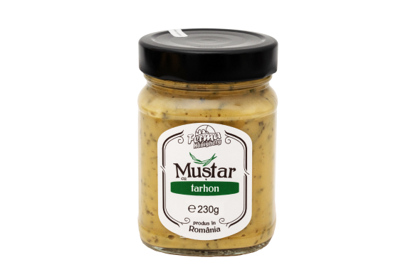 Rectangle-3392-5 CRENVURȘTILĂ-Muștar cu tarhon-230g - Image 1