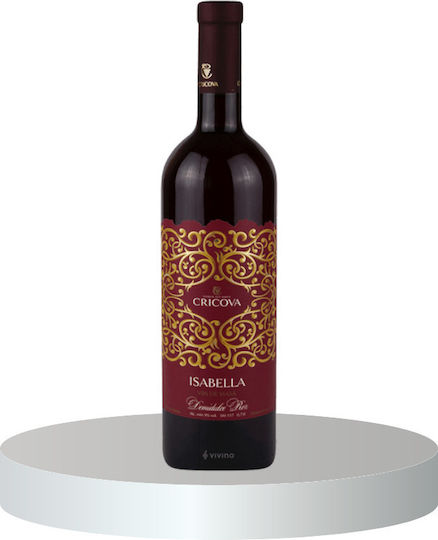 _cricova_krasi_isabella_imiglyko_750ml CRICOVA ΚΡΑΣΙ ISABELLA ΡΟΖΕ ΗΜΙΓΛΥΚΟ 750ml - Image 1