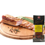 ΛΑΡΔΙ ΚΑΠΝΙΣΤΟ-КАПЧЕНОЕ САЛО  LITOVSKOE GERMES-kg/Buc≈250g