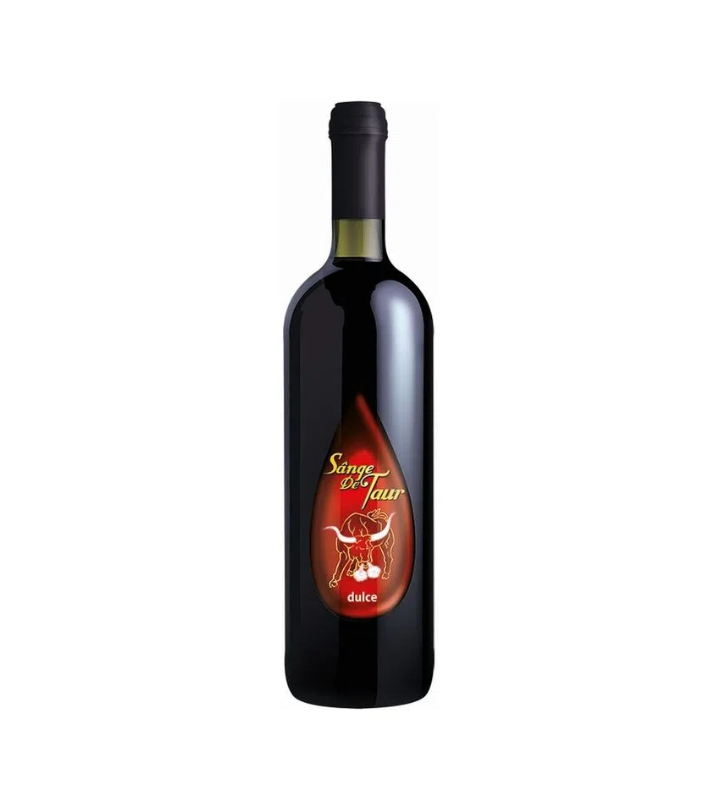 SANGE DE TAUR SANGE DE TAUR-VIN ROȘU DULCE 750ml 10% ALC - Image 1