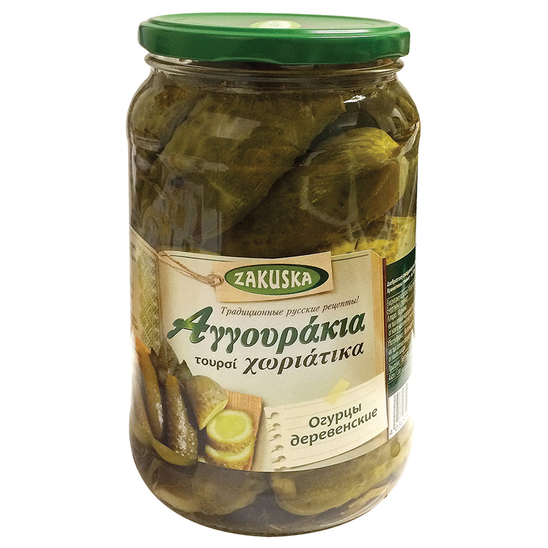 aguria xoriatika Zacuska-Χωριάτικα Αγγουράκια 880γρ - Image 1