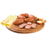 ΛΟΥΚΑΝΙΚΑ ΓΕΜΙΣΤΑ ΜΕ ΤΥΡΙ-Сосиски с сырной начинкой 400gr