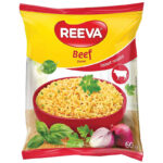 ΣΤΙΓΜ.ΣΟΥΠΑ ΜΕ NOODLES ΜΟΣΧΑΡΙ 60ΓΡ REEVA-БЫСТРЫЙ СУП С ЛАПШОЙ И ГОВЯДИНОЙ REEVA
